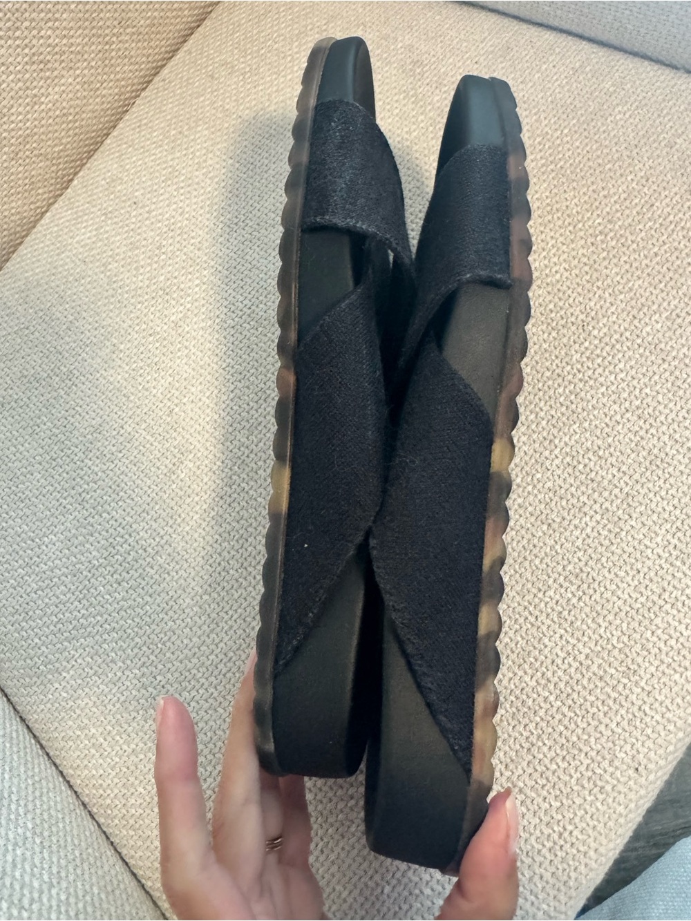 Rothys EUC The Weekend Slide Black Size 10.5 - Picture 4 of 11